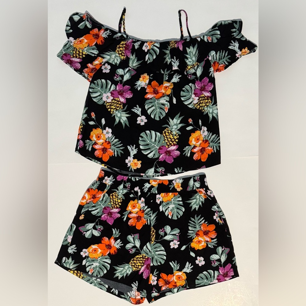 H&M Kids Tropical Floral Matching Set